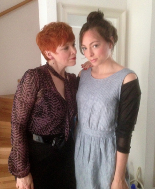 On the set of the psycho / thriller, MYRIELLE with Natalie Thurlow as MYRIELLE.